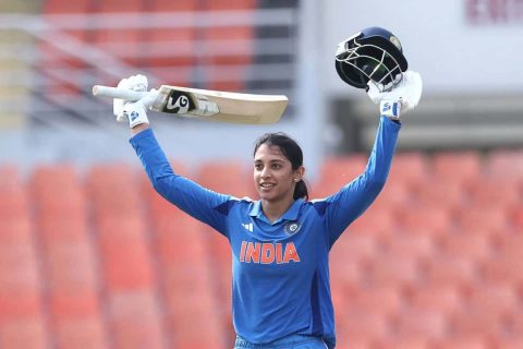 Smriti Mandhana Equals ODI World Record with Blistering Hundred Against Australia
