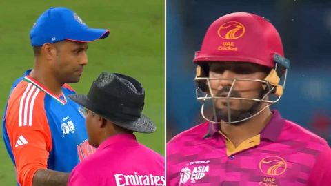 [Watch] Why Suryakumar Let UAE Batter Stay On Crease Despite Being Out in Asia Cup Match?