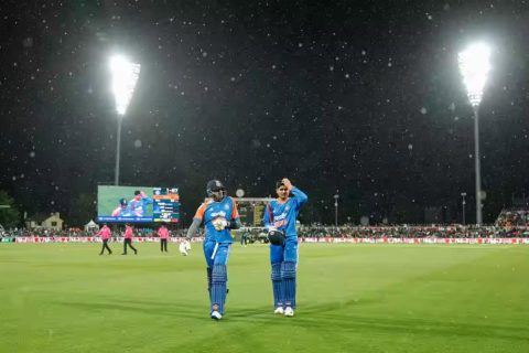 AUS vs IND 2025: Rain Plays Spoilsport as India-Australia T20I in Canberra Ends Without Result
