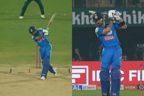 [Watch] IND vs SA 2025: Virat Kohli No Look Six Steals the Show as India Seal Series in Vizag