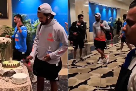 IND vs SA 2025: Virat Kohli Walks Past Celebrations While Rohit and Gambhir Hold Another Heated-Looking Chat in Hotel Lobby