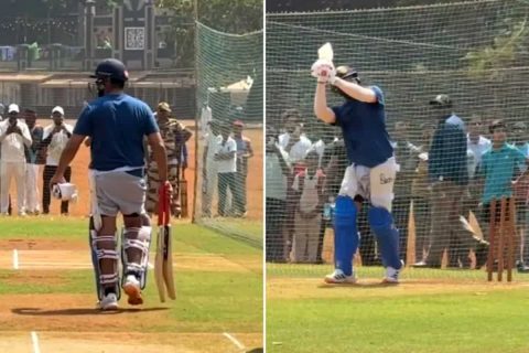 Rohit Sharma Begins IPL 2026 Preparations With Nets at Shivaji Park